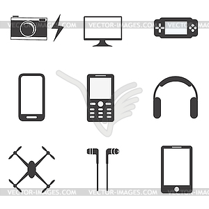 Gadgets - vector image