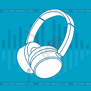 Headphones - vector clipart