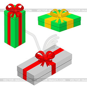 Подарочная коробка - графика в векторном формате