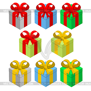 Gift box - vector image