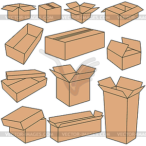 Boxes - vector clipart