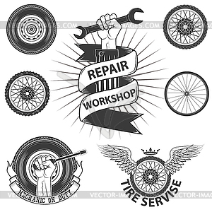 Car service - vector clipart