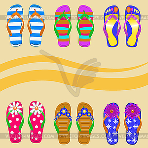 Slippers - vector clipart