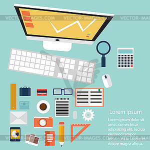 Workspace - vector image