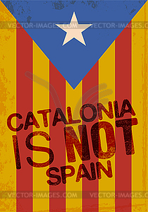 Independence Catalonia - vector clipart / vector image