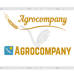 Agro - royalty-free vector clipart