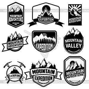 Mountains - vector EPS clipart