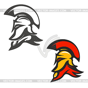 spartan helmet logo clip art