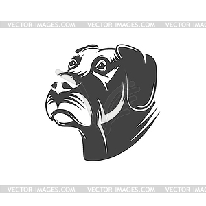 Dog head  - vector clipart