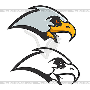 Eagle head icon . design elem - vector clip art