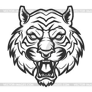 Tiger head . Images - vector image