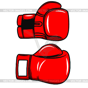 Boxing gloves . Design element for p - vector clipart