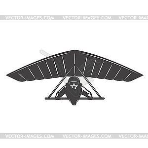 Deltaplan . design element - vector clip art