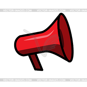 Line style megaphone icon  - vector clip art