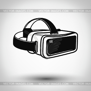 Virtual reality glasses icon . Design element for - vector clipart