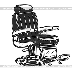 Barber chair  - vector image