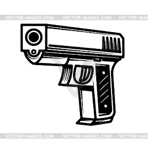 Handgun  - vector image