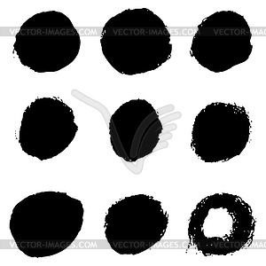 Set of grunge stains  - vector EPS clipart