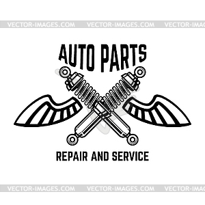 Auto service. Service station. Car repair. Design - vector clip art