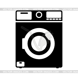 Washing machine icon - vector clipart / vector image