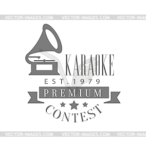 Singing Contest Karaoke Premium Quality Bar Club - vector clipart / vector image