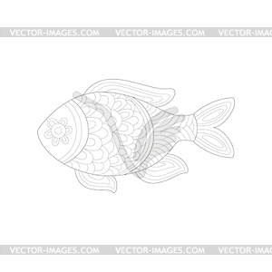 Small Salt Water Tropical Fish Sea Underwater Natur - vector clipart
