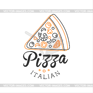 Piece Of Pizza Premium Quality Italian Pizza Fast - vector clipart