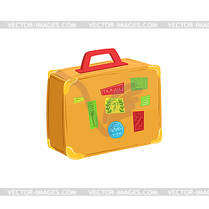 vintage suitcase clipart