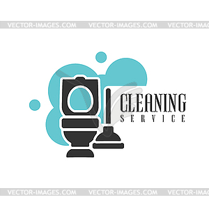 House And Office Cleaning Service Hire Logo Templat - vector clip art