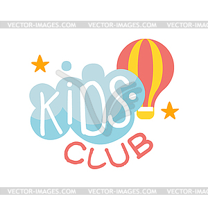 Kids Land Playground And Entertainment Club Colorfu - vector image