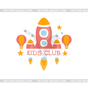 Детская площадка Land и развлечения Клуб Colorfu - векторизованное изображение клипарта