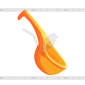 Wooden Scooped To Add Steam, Part Of Russian Steam - vector clipart