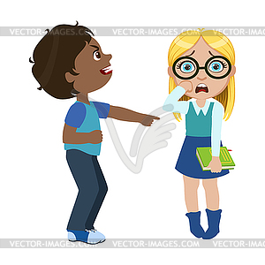 girls arguing clipart