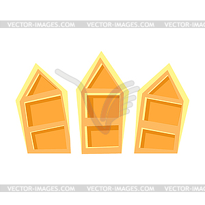 Waffle Fence, Fairy Tale Candy Land Fair Landscapin - vector clip art