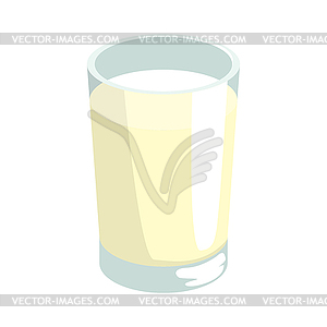 Glass Of Cow Milk, Food Item Rich In Proteins, - royalty-free vector clipart