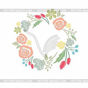 Floral Border - vector image