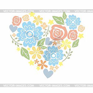 Floral Border - vector clipart