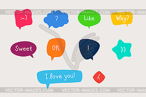 Speech Bubbles - vector image