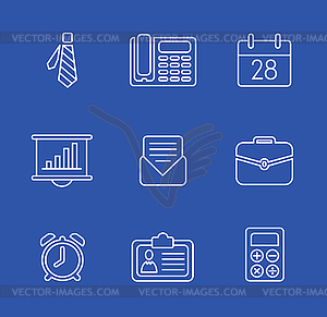 Business icons - vector clipart