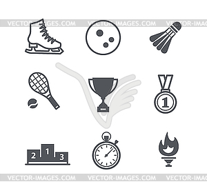 Sport icons - vector clip art