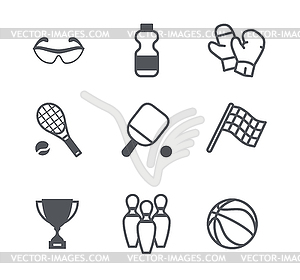 Sport icons - vector image