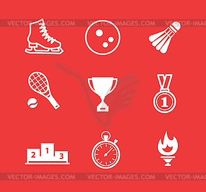 Sport icons - vector clip art