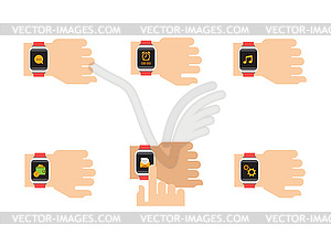 Smartwatch Icons. Smart Watches - vector image