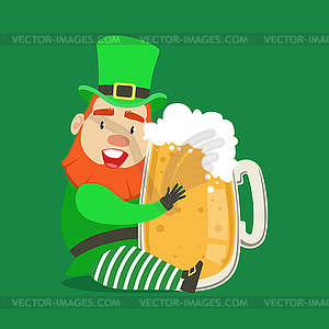 Leprechaun saint patrick day character Royalty Free Vector