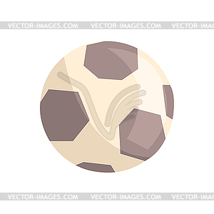 Soccer ball or football ball cartoon - vector image