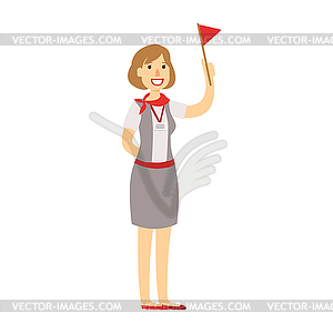 tourist guide clipart