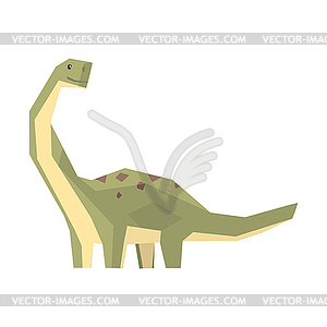 Cartoon hypsilophodon dinosaur character, Jurassic - vector clipart