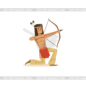 indian bow and arrow clip art