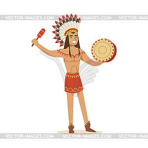 american clipart free indian native