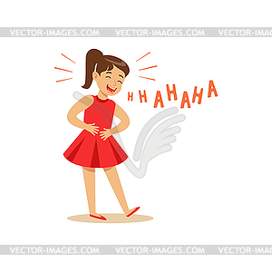 lady clip art laughing hysterically